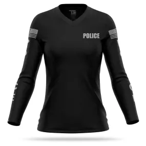 [POLICE] Women's Performance Long Sleeve [BLK/GRY]