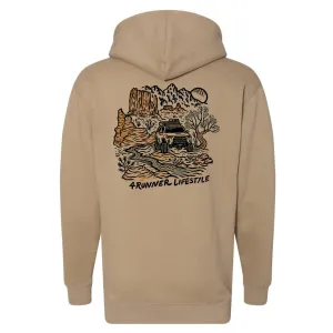 Rayco Design x 4Runner Lifestyle For The Roaming Soul Tan Hoodie