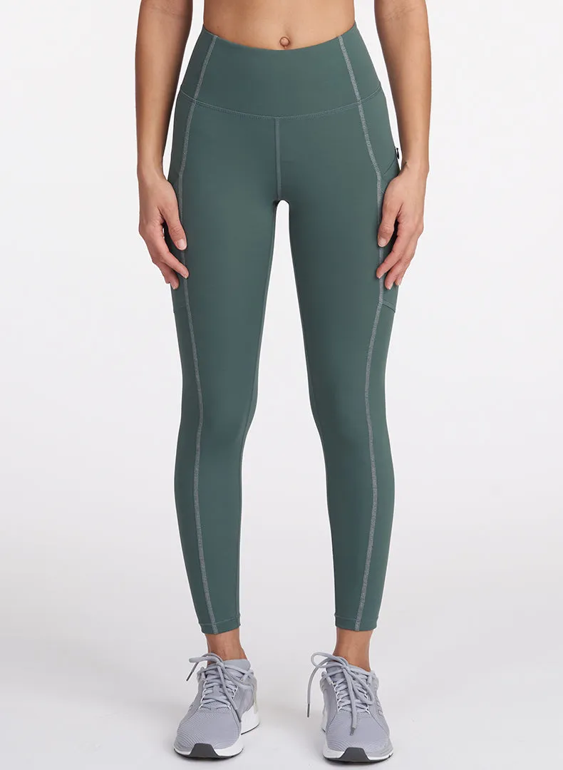 Reflective 7/8 Legging Forest