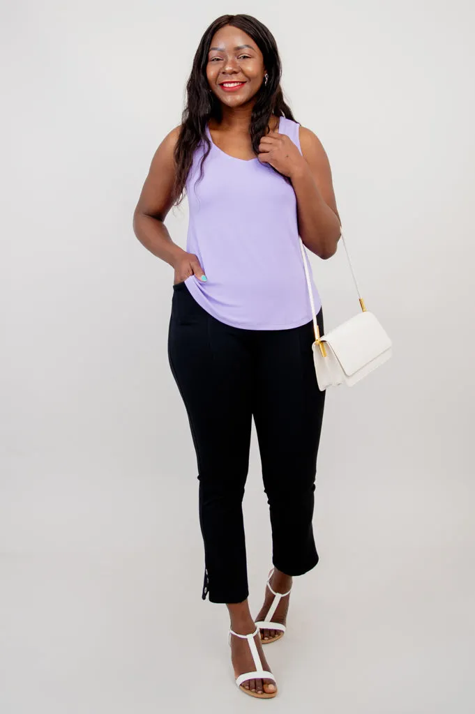 Ritzy Tank, Lavender, Bamboo