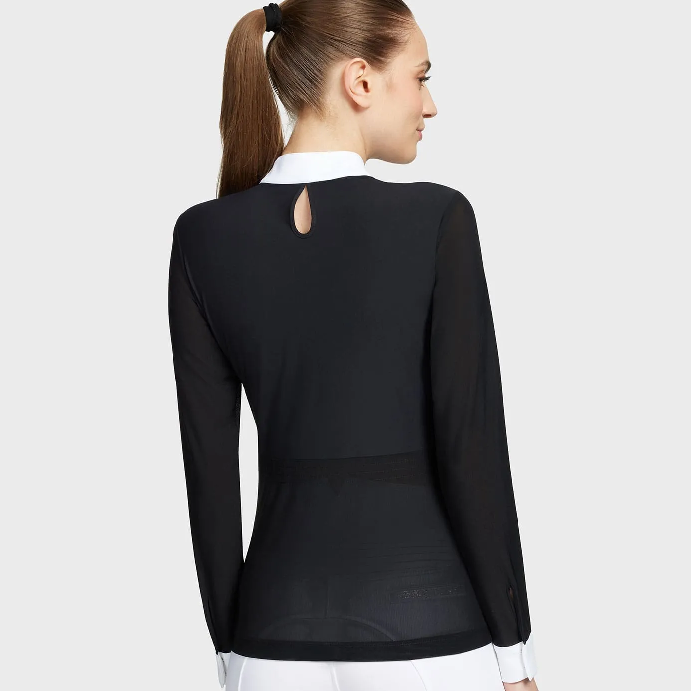 Samshield Aloise Boreal Long Sleeve Show Shirt - Jet Black Hematite