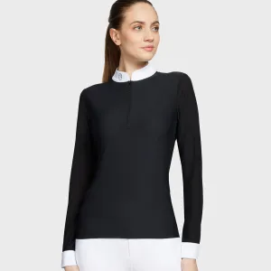 Samshield Aloise Boreal Long Sleeve Show Shirt - Jet Black Hematite