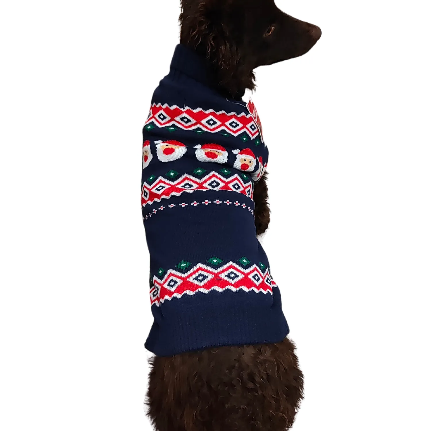 Santa Sweater | Christmas Dog Jumper by Happy Pet