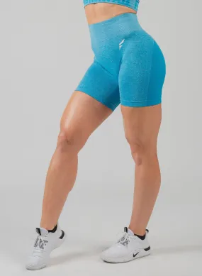 SEAMLESS BIKER SHORTS - BLUE