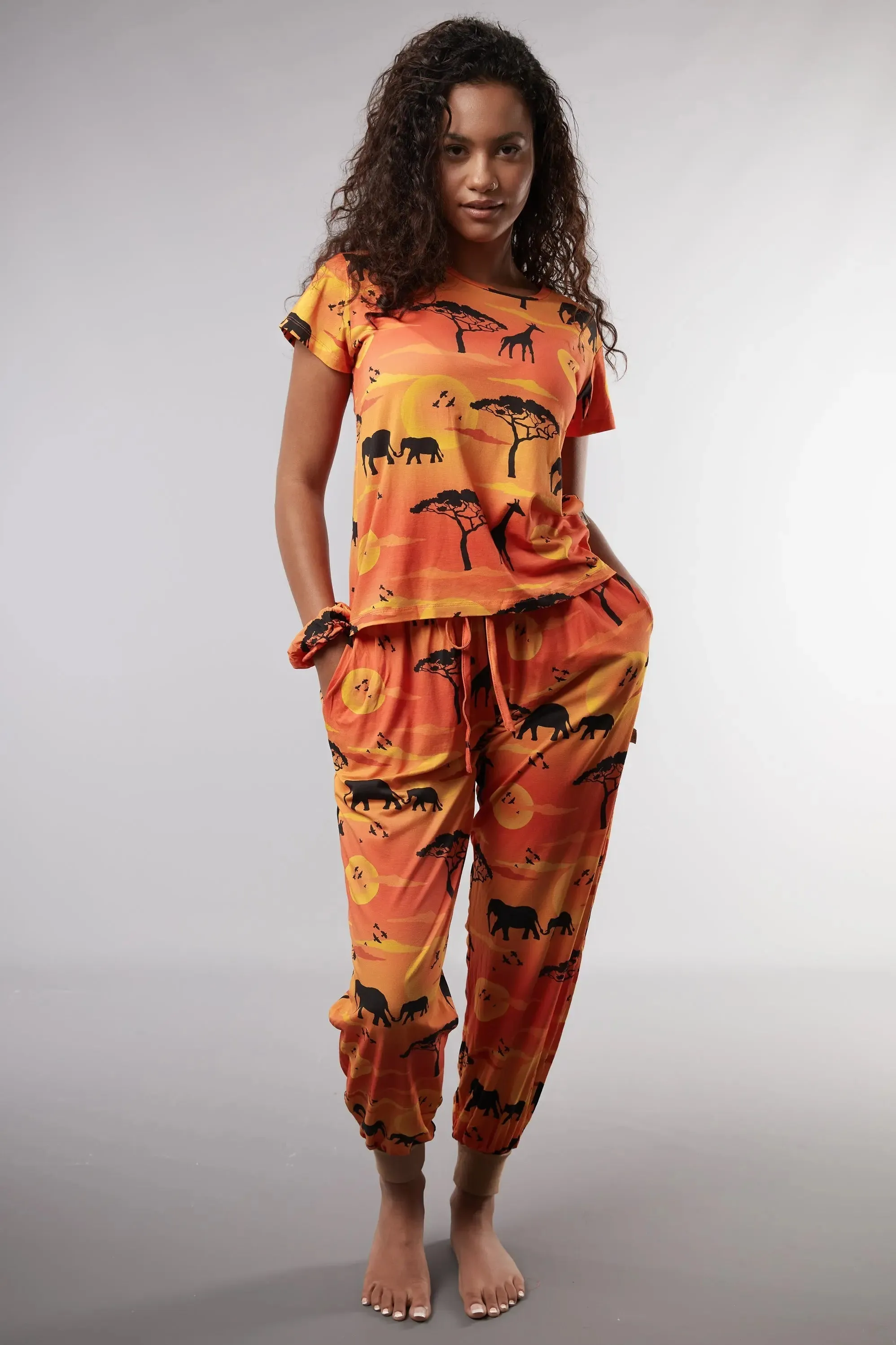 Serengeti T-Shirt Pyjama Trouser Set