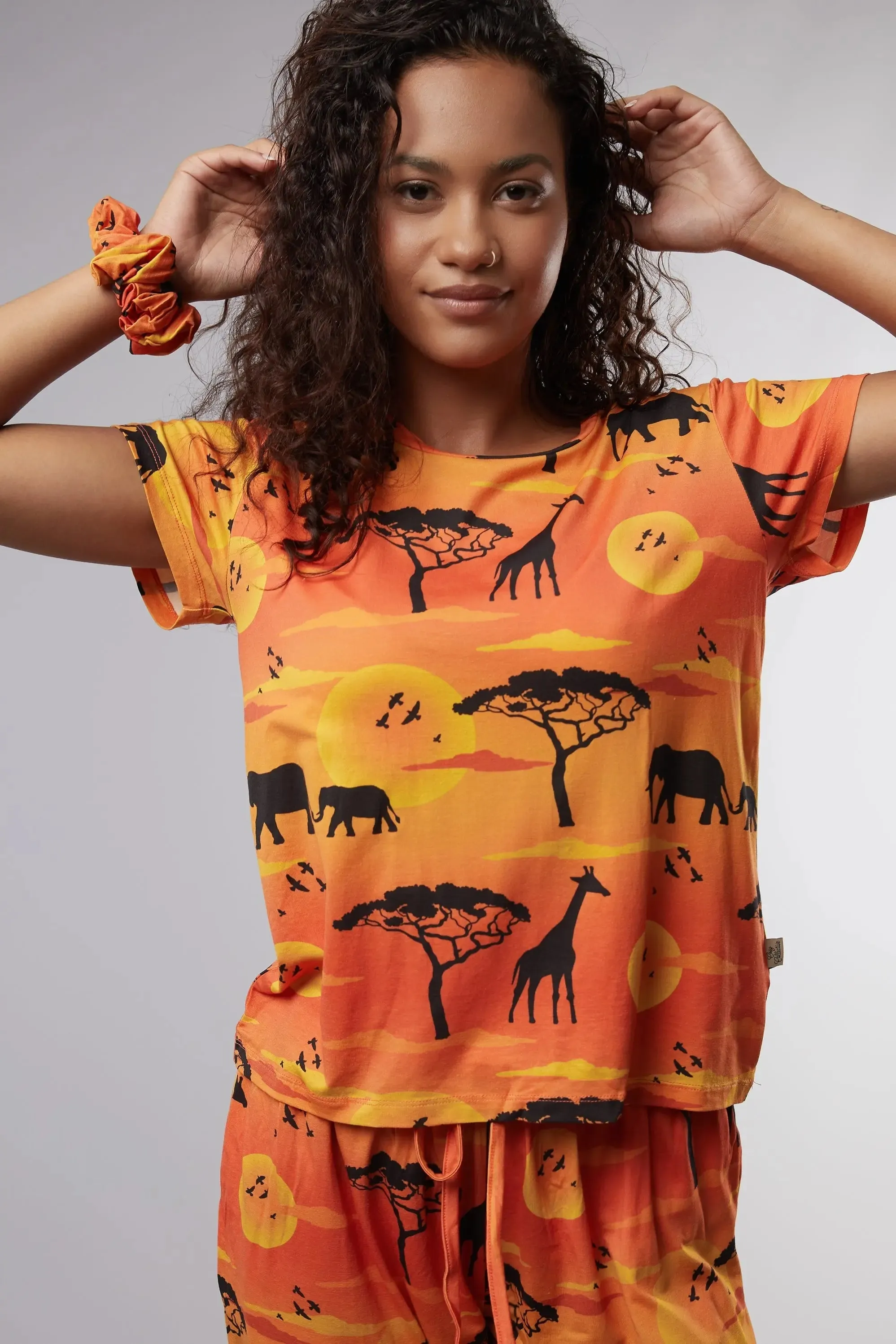 Serengeti T-Shirt Pyjama Trouser Set