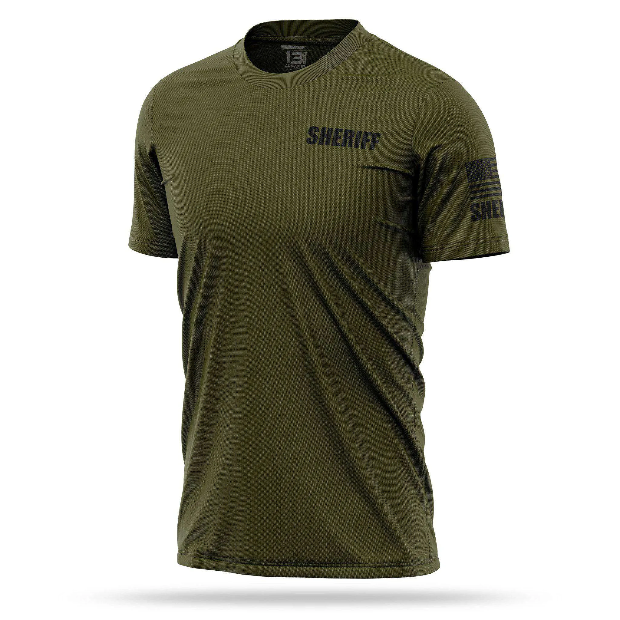 [SHERIFF] Men's Performance Shirt [GRN/BLK]