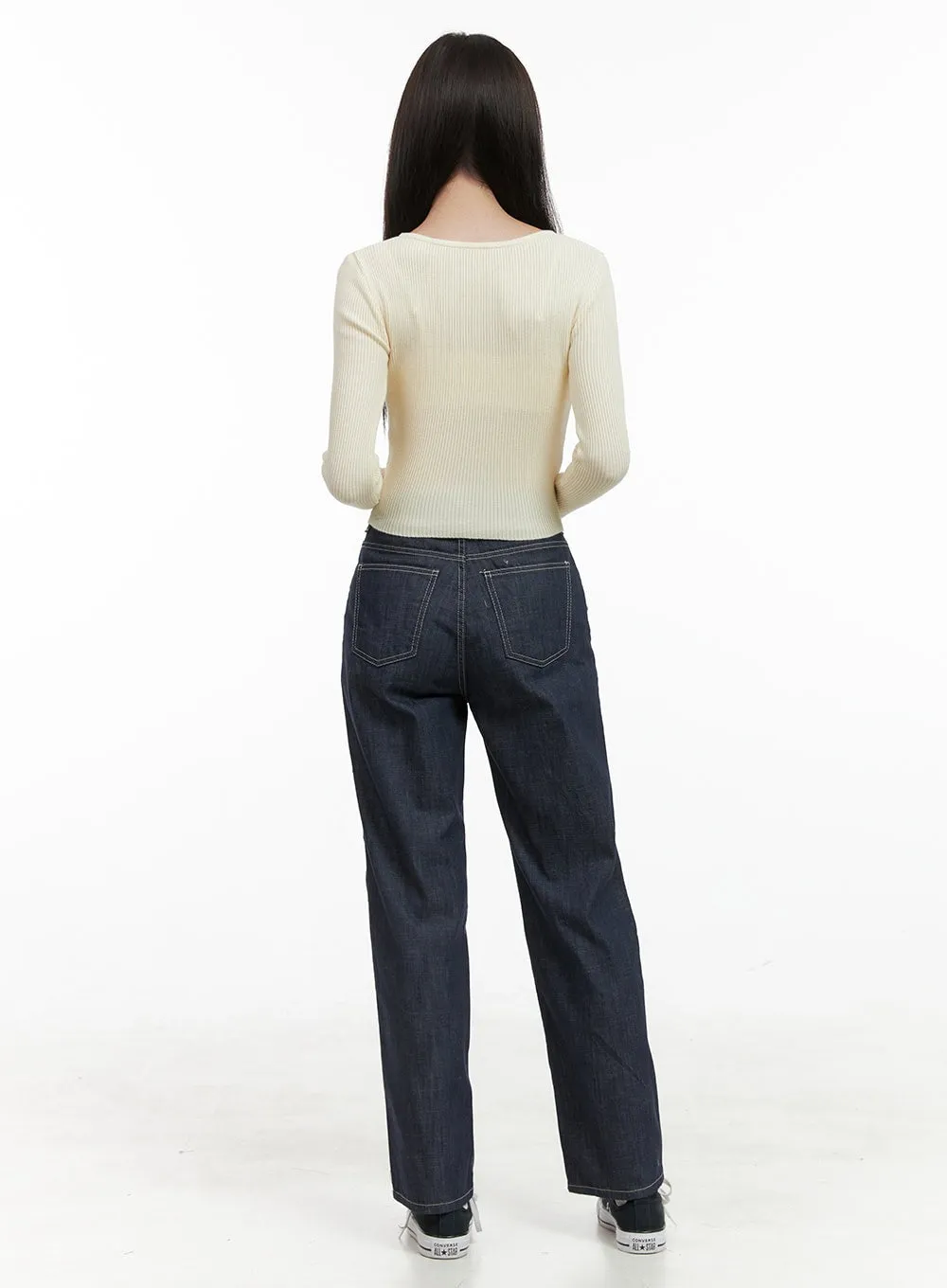 Slim Straight Leg Jeans OG416