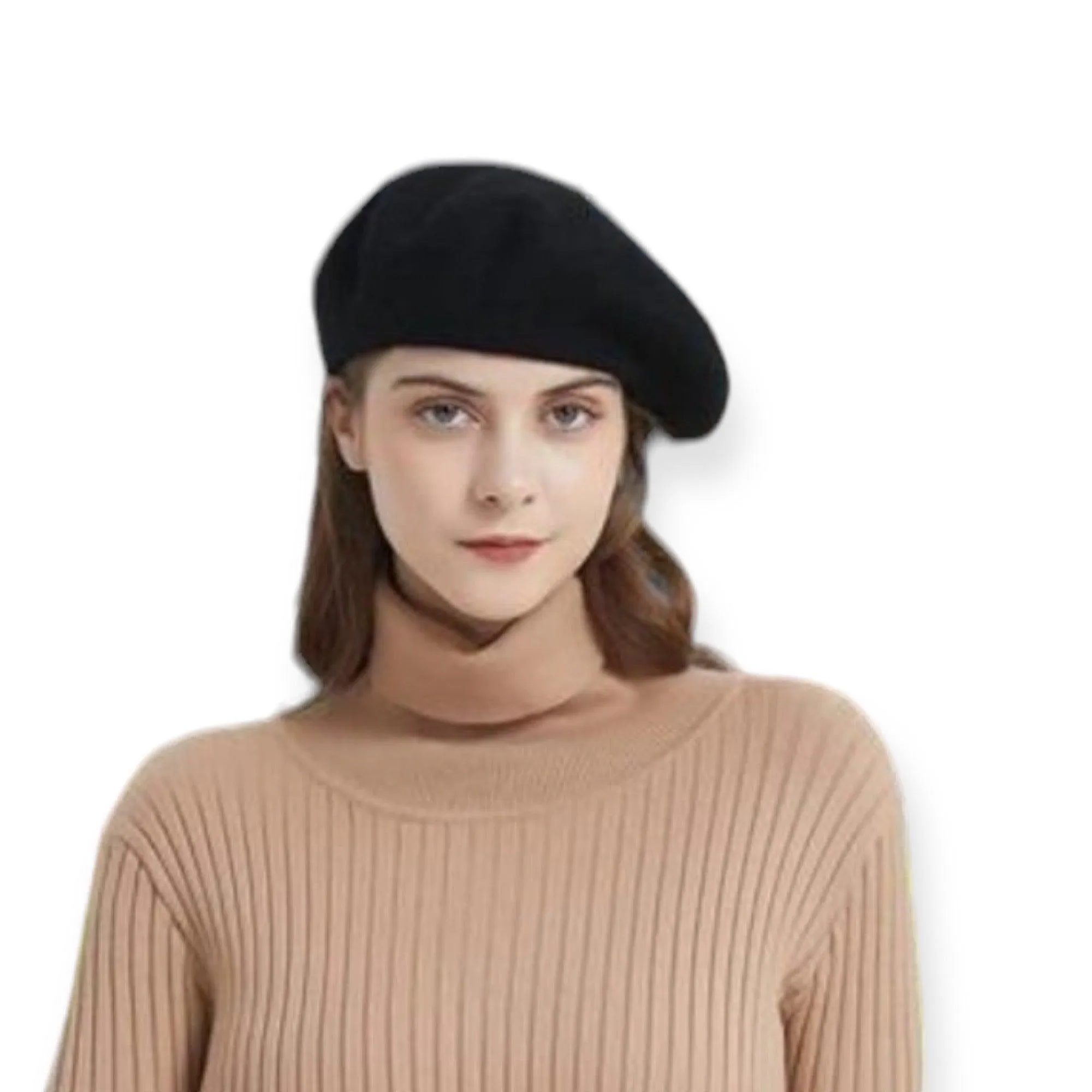 Solid Colored Wool Berets