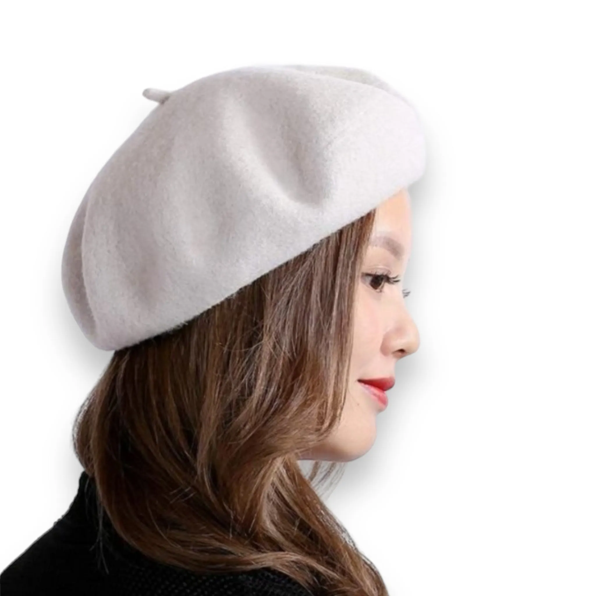 Solid Colored Wool Berets