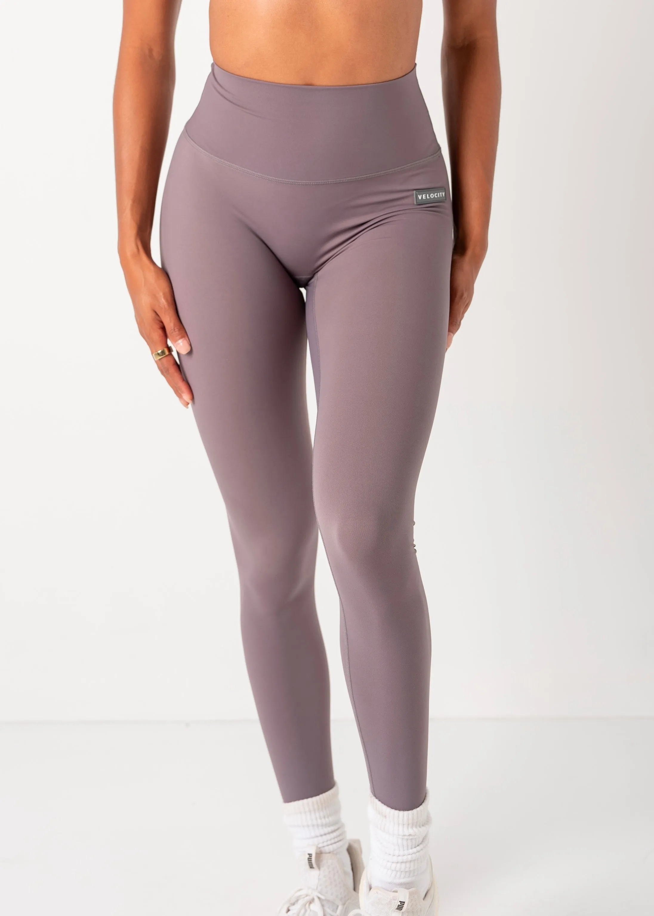 SS SEAMLESS LEGGINGS - GRAPHITE