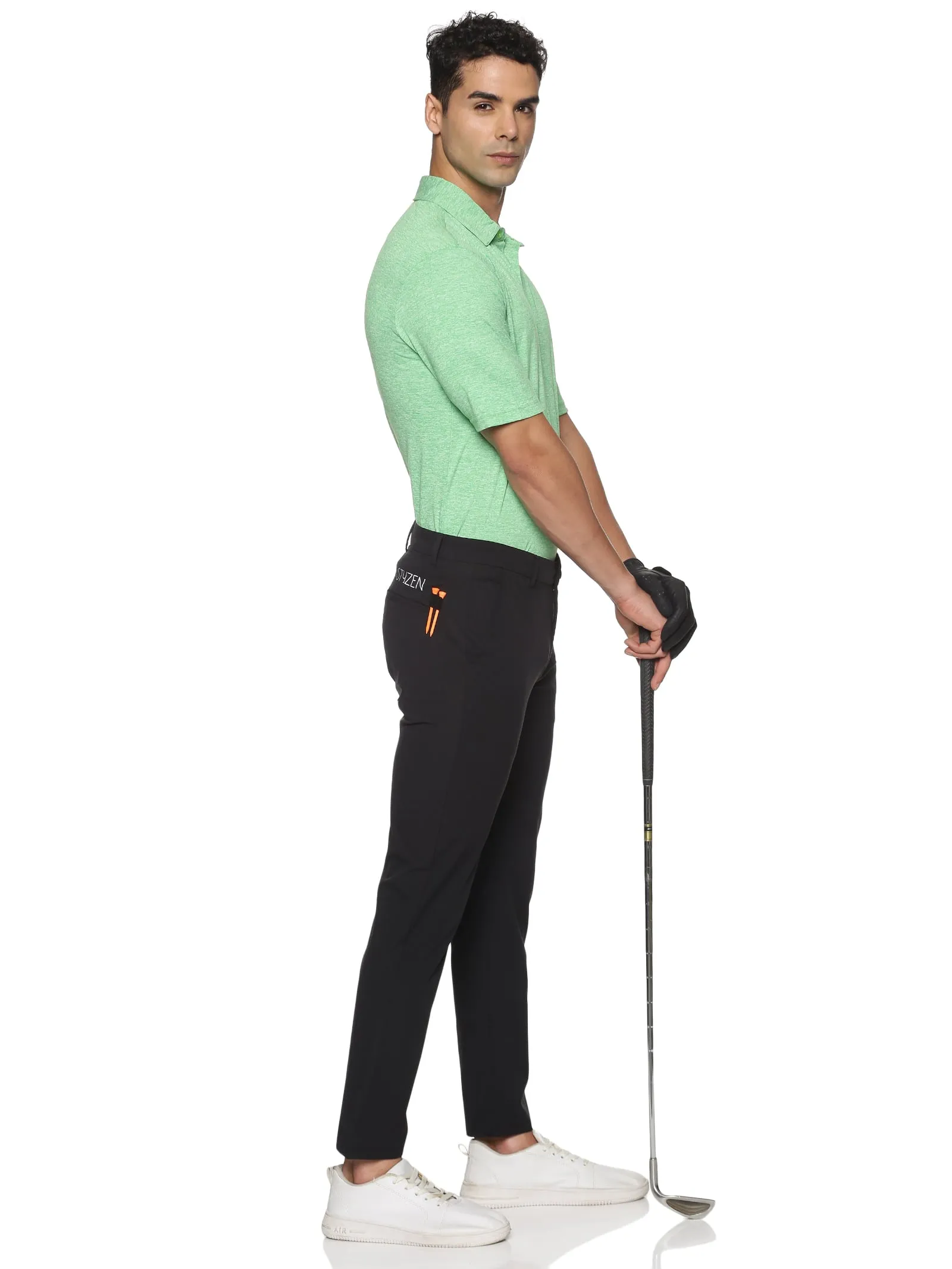 Styzen Mens Putting Green Golf Polo T- Shirt