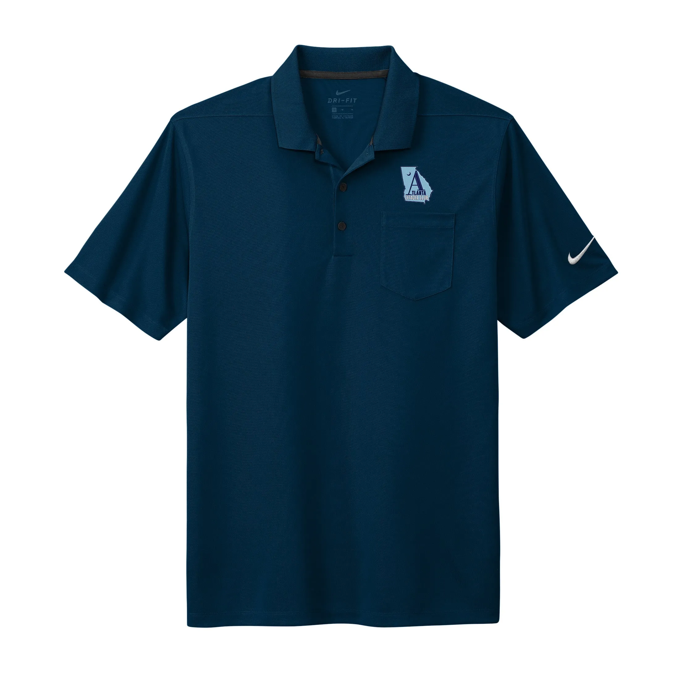 The Citadel, Atlanta Citadel Club, Nike Dri-FIT Micro Pique 2.0 Pocket Polo