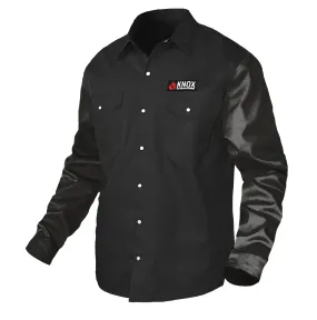 The Johnny Cash Edition Hybrid Leather Sleeves FR Peal Snaps Shirt