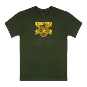 Thrasher x Anti Hero Eaglegram Shirt Forest Green