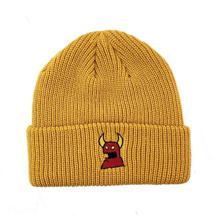 TOY MACHINE BEANIE - SKETCH MONSTER YELLOW