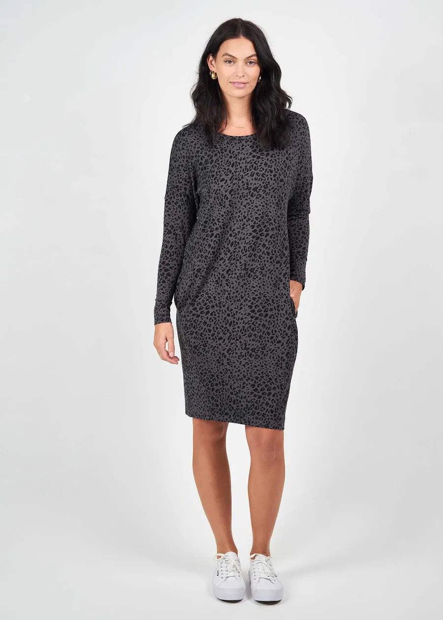 Turner Long-Sleeve Bamboo T-Shirt Dress