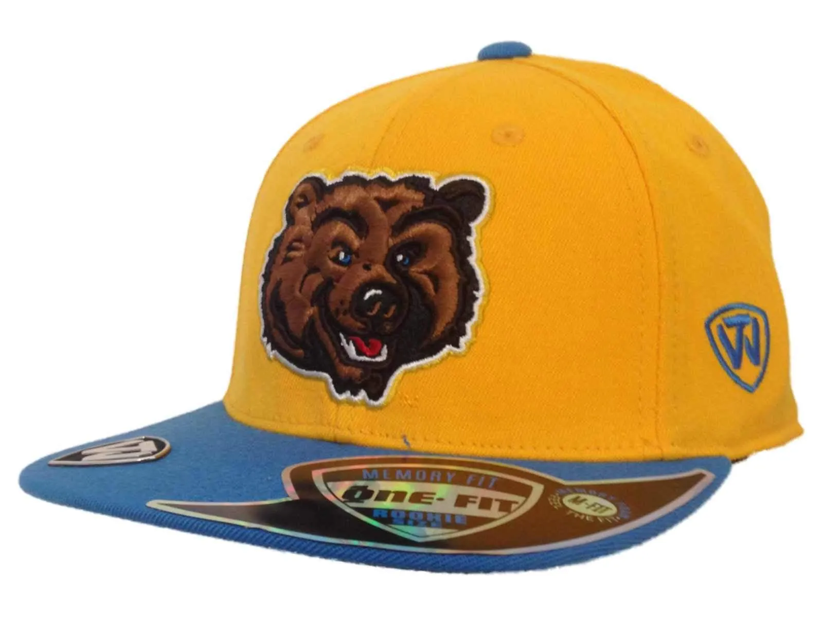 UCLA Bruins TOW YOUTH Yellow Blue Enhance Slam Memory Flexfit Flat Bill Hat Cap