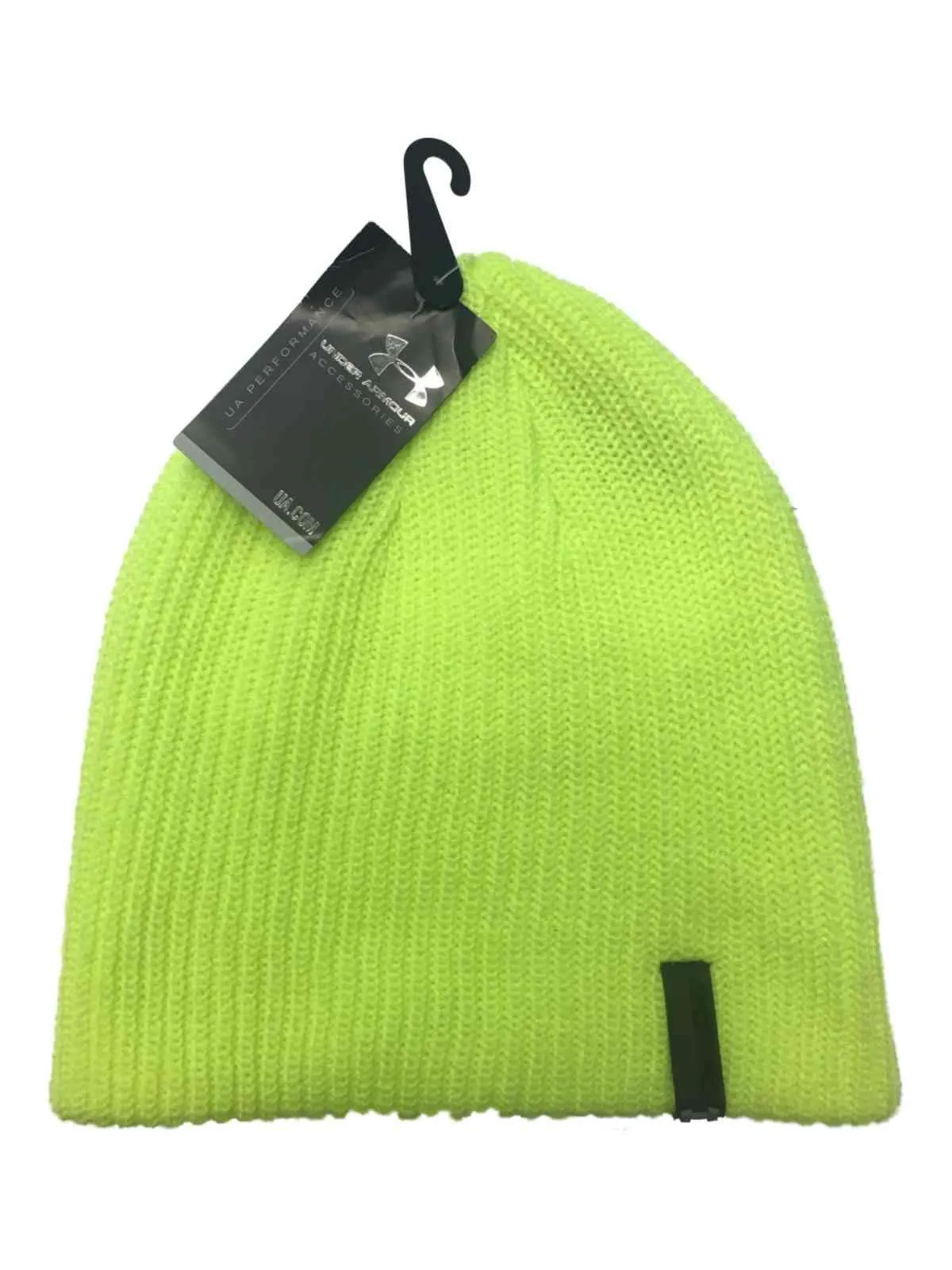 Under Armour UA Men's Neon Yellow Soft Knit Beanie Hat Cap (OSFA)