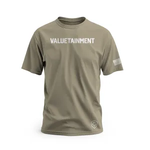 Valuetainment FLB Short Sleeve Shirt - Stone Grey