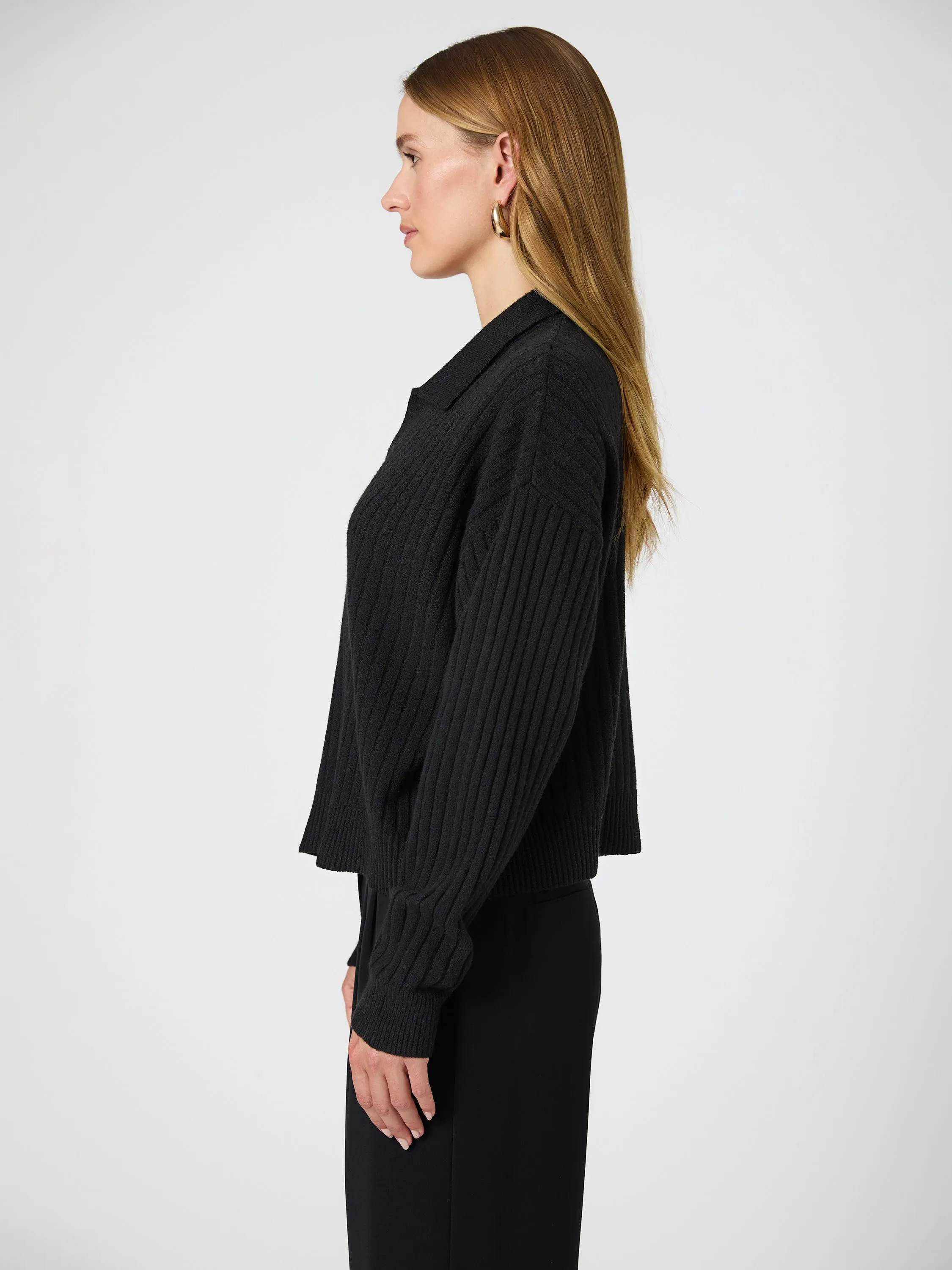 Vhari Collar Long Sleeve Sweater