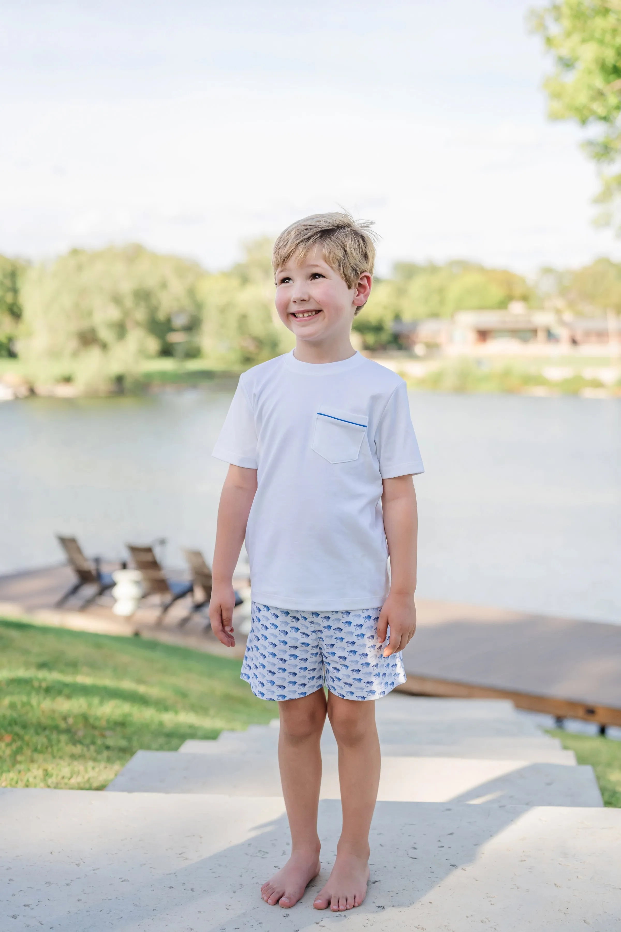 Walker Boys' Short Set-- Fly Fishing