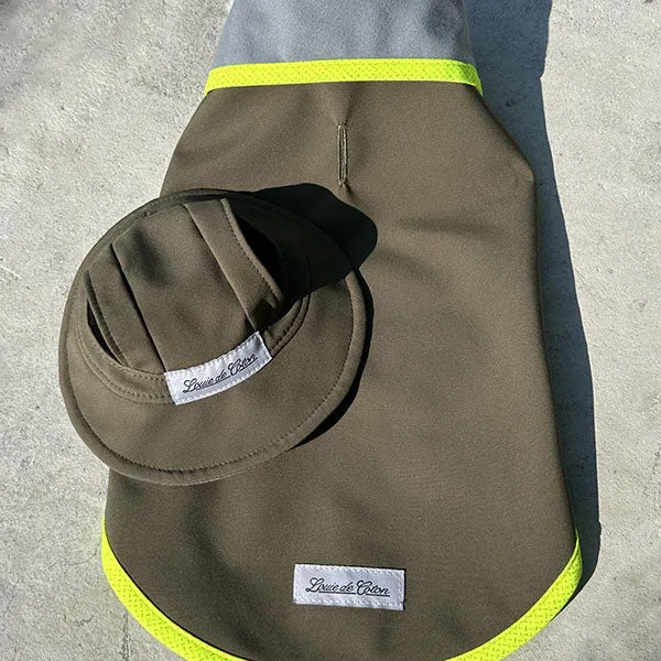 Waterproof Dog Hat - Olive