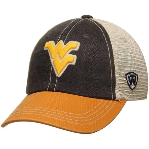 West Virginia Mountaineers TOW Youth Rookie Tri-Tone Offroad Adjust Snap Hat Cap