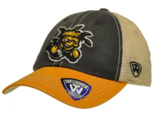 Wichita State Shockers TOW Black Yellow Offroad Adj Snapback Hat Cap