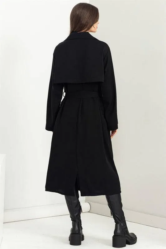 Womens Belted Trench Coat