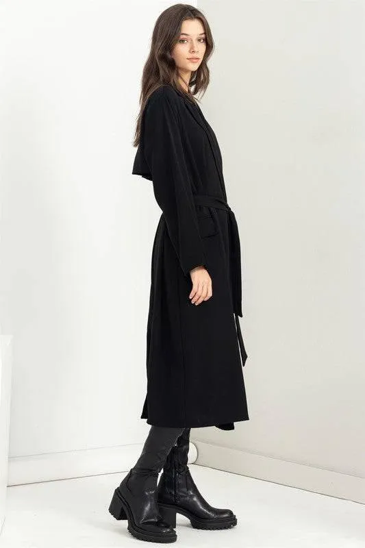 Womens Belted Trench Coat