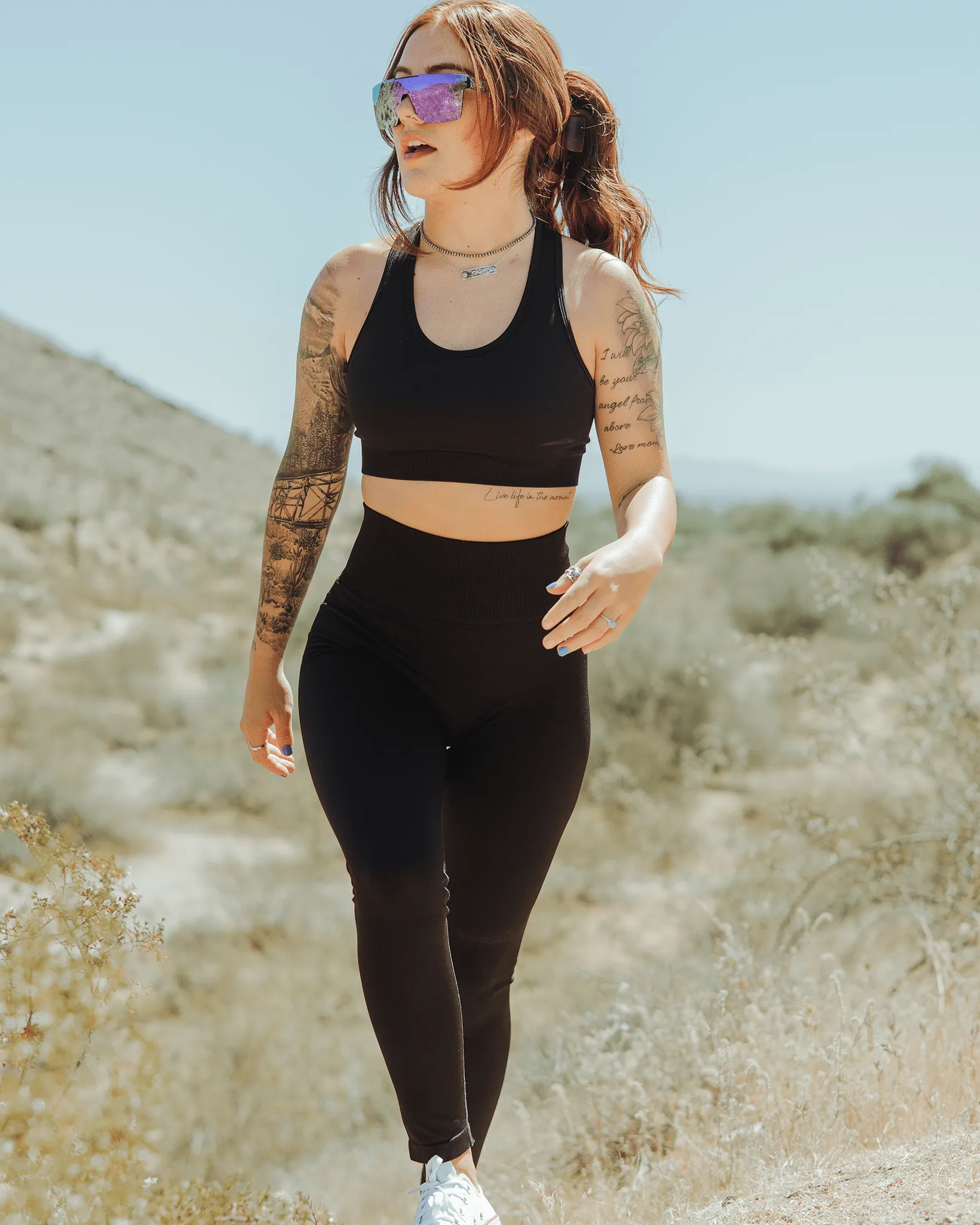 Women's Seamless Leggings - Black