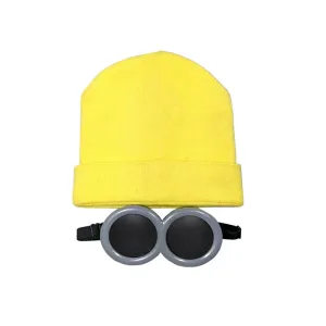 Yellow Beanie & Goggles Set