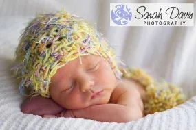 Yellow Newborn Pixie Elf Hat