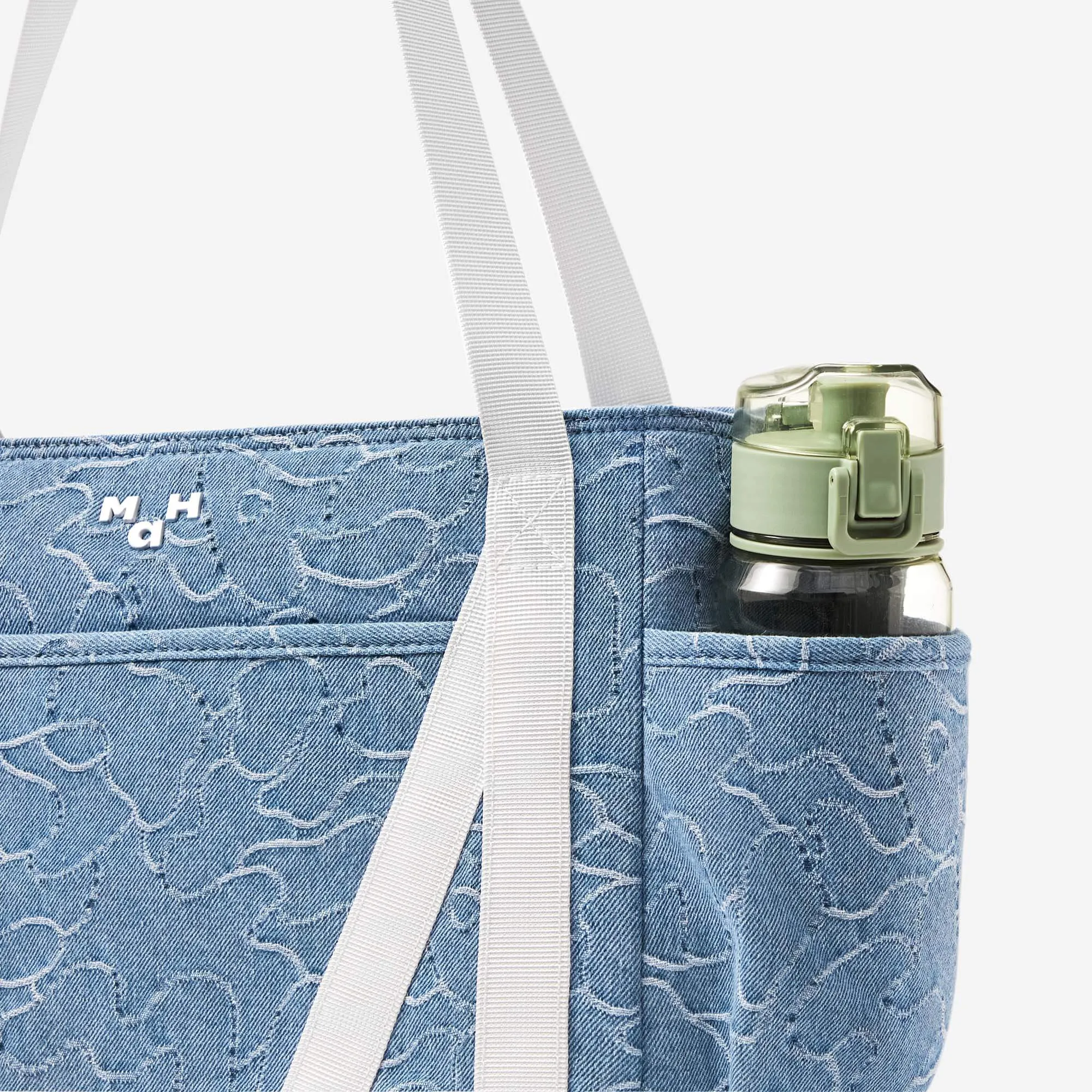 Young Tour Tote | Camouflage Denim