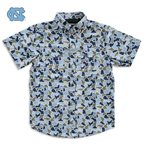 YOUTH - UNC Tar Heels Camo - Frio Tech Shirt