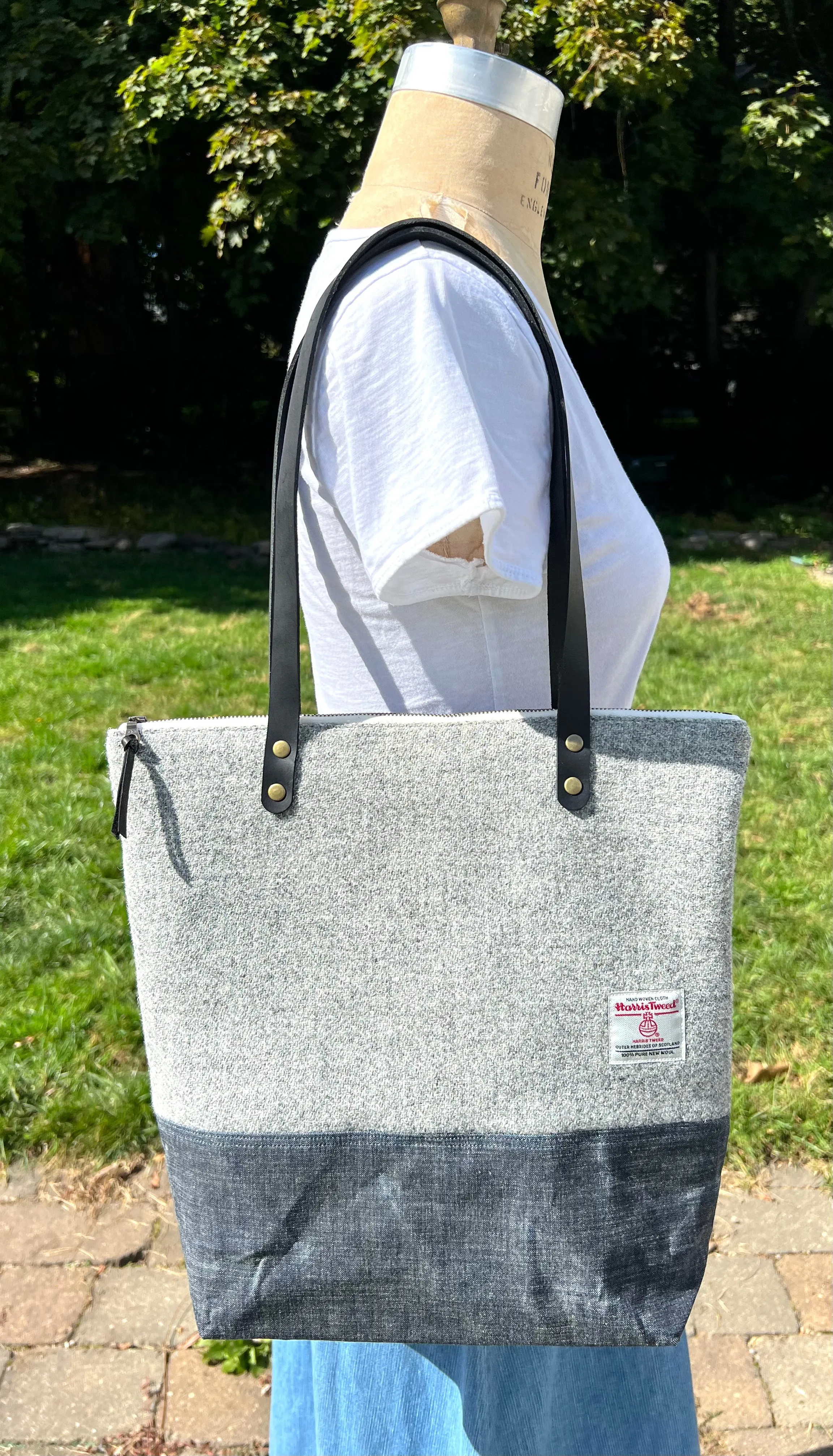 Zipper Top Tote